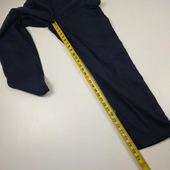 Lululemon Pants Mens 34 Navy Blue Chino Golf Performance Stretch Zip Pocket - Picture 10 of 13